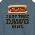 thumbnail image 3 of Instant Message - Got That Dawg In Me - Women's Racerback Tank Top, 3 of 6