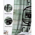 thumbnail image 3 of Camping Car Blackout Curtains for Bedroom Living Room Darkening Curtains 84 Inch Length 2 Panels Set Farmhouse Cabin Retro Green Wooden Grain Window Curtain Window Treatment Grommet Drapes 42"x84", 3 of 9