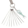 thumbnail image 3 of Greeniant Cuerdas de guitarra Alambre de diapasón Acero inoxidable DIY Piedra de afilar Tuerca Ranurado Herramienta de archivo Kit Instrumentos musicales Accesorios para instrumentos musicales Greeniant OD025241-00, 3 of 6