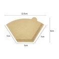 thumbnail image 4 of TOPRenddon 100-Pack Thickened Cone Coffee Filters - Natural Wood Pulp for Pour Over, Hario V60, Chemex & Drip Machines | Premium Unbleached Paper for Richer Flavor, 4 of 8