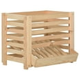 thumbnail image 4 of vidaXL Potato Box 19.7"x19.7"x31.5" Solid Wood Pine, 4 of 18