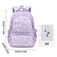 thumbnail image 4 of gcong Ergonomic Large Capacity Elementary School Backpack With Lunch Bag And Pencil Set For Grades 3 Through 6 Blue, 4 of 9