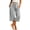 Gray, variant on Women' s Active Drawstring Waist Knit Wide-Leg Capri Athleisure Workout Pants