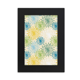 thumbnail image 1 of Planta color flor de diente de León Marco de Fotos de escritorio imagen Arte Negro Pintura 5x7 pulgadas, 1 of 4