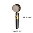 thumbnail image 4 of Tuvgenk Shower Head with Filters High Pressure Rv Handheld Shower Head Detachable Replacement 3 Spray Modes Black Plastic for Home Bathroom, 4 of 5