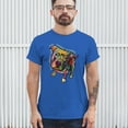 thumbnail image 3 of Tee Hunt Dean Russo Pit Bull T-Shirt Dog Paw Some Angels Have Fur Men's Tee, Blue, Medium, 3 of 5