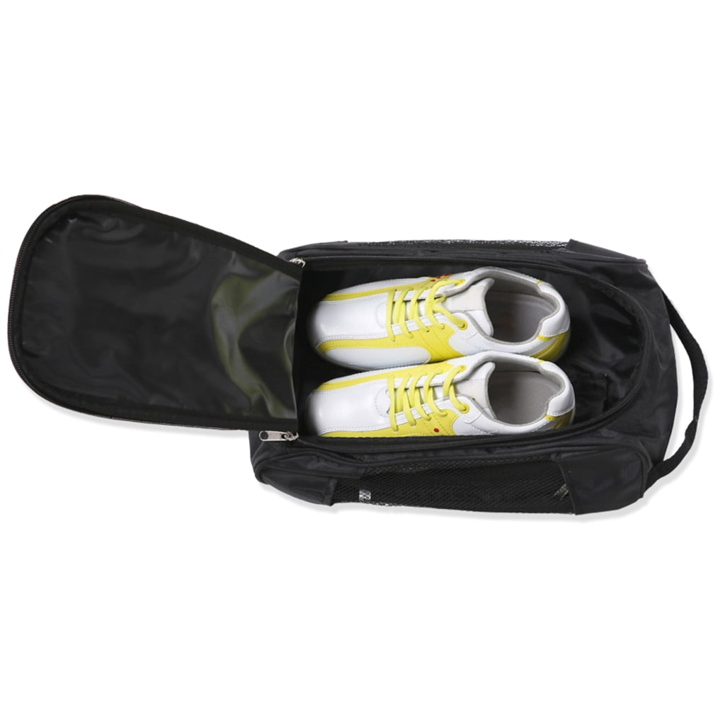 Practical Golfs Shoe Bag with Side Pockets Zippered Shoe Carriers with External Pockets Golfs Gifts for Men or Women