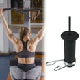 thumbnail image 3 of Barbell Weight Plate Set with Adjustable Loading Rod and External Hanging Block for Strength Training, 3 of 6