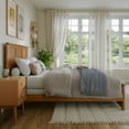 thumbnail image 4 of AFI Madison Full Foundation Bed with Matching Footboard, Light Toffee, 4 of 12