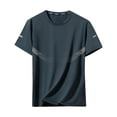 thumbnail image 6 of JTSRKL Mens Quick Dry Athletic Tees Sun Protection Breathable Lightweight Flex Athletic Gym Rash Guards Summer Running Daily Comfort Soft Tops, 6 of 7