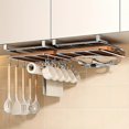 thumbnail image 5 of 1pc Storage Rack, Stainless Steel Double Layers Cutting Board Rack, Household Wall Mount Storage Holder, For Kitchen Cabinet, For Pot Lid, Cutting Boa, 5 of 5
