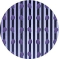 thumbnail image 1 of Ahgly Company Indoor Round Patterned Blue Whale Blue Area Rugs, 5' Round, 1 of 6