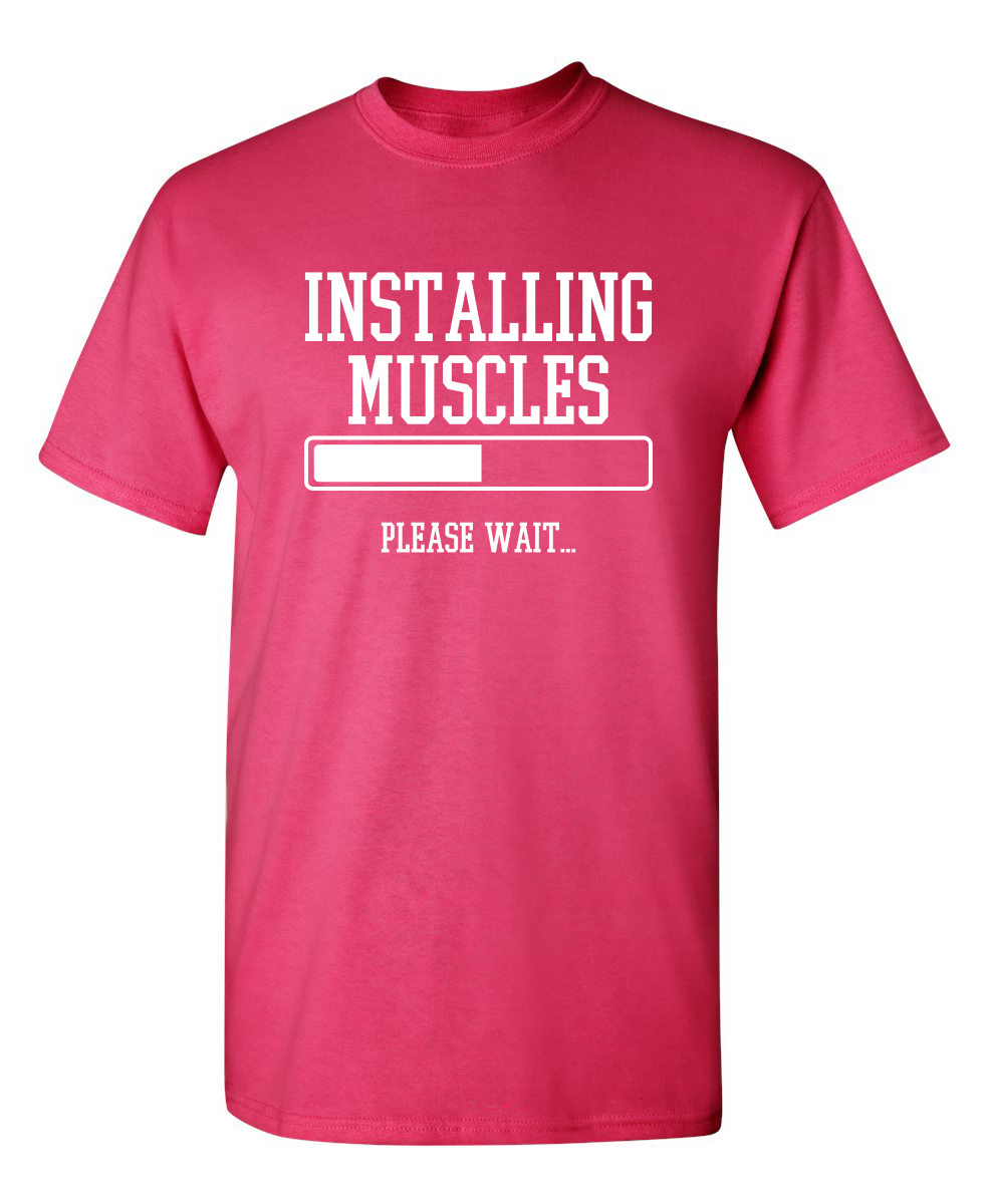 Installing Muscles Please Wait Humor 