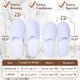 thumbnail image 2 of Pantuflas de spa MAJI SIMPLY JOYOUS desechables, 6 pares con bolsas, 2 of 9