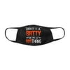 Halloween Shawty a Lil' Batty She My Little Boo Cotton Face Cover Mask-M/L