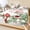 Red Green, variant on Full Size Fitted Sheet Set - Christmas Cardinal 3 Piece Bedding Sets 16" Deep Pocket Fitted Sheet with 2 Pillowcases, Xmas Winter Watercolor Pine Flower Berry Brushed Microfiber Hotel Bed Sheets