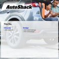 thumbnail image 3 of AutoShack Front Brake Rotors, Ceramic Pads & Hub Bearing Assemblies for Dodge, Charger 2021-2023, RWD V6 3.6L V8 5.7L 6.4L - E-Coated Drilled & Slotted - ShadowGuard - 14.17" (360 mm), 5-Lug, 3 of 5