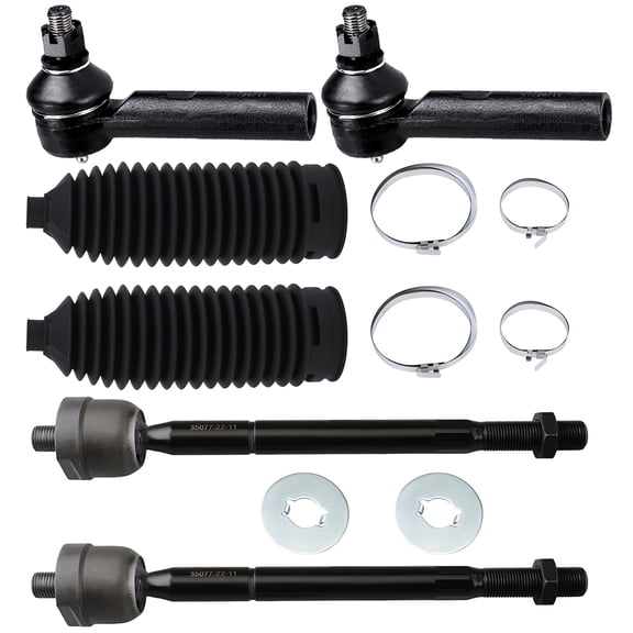 ECCPP 6PCS Front Suspension Kit for 2005-2018 for Toyota Tacoma Outer Tie Rod End Inner Tie Rod End Inner Tie Rod End