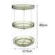 thumbnail image 4 of Vitrina de maquillaje Macarena bandeja giratoria desmontable 3 Capas verde, 4 of 8