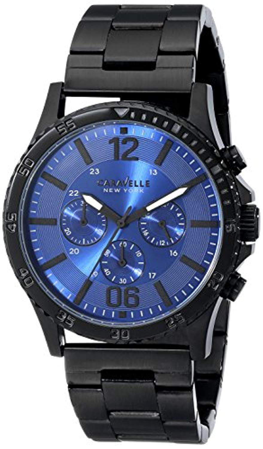 Caravelle New York Men's 45A106 Analog Display Japanese Quartz Black