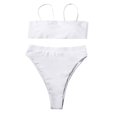thumbnail image 3 of Bikini High Waisted Tummy Control Two Piece Swimsuit Sling Swimwear, 3 of 5