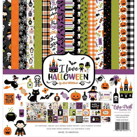 UPC: 0787790191513 | I Love Halloween Collection Kit – Echo Park