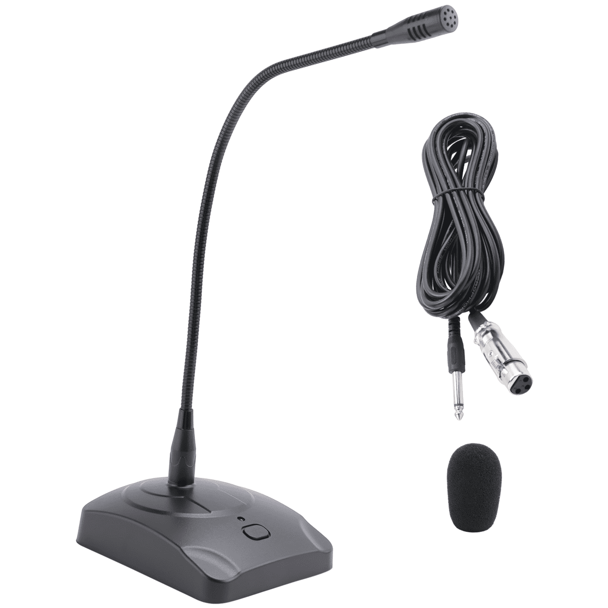 QR-501 Wired Conference Microphone, Office Meeting Gooseneck Recording Microphone Condenser