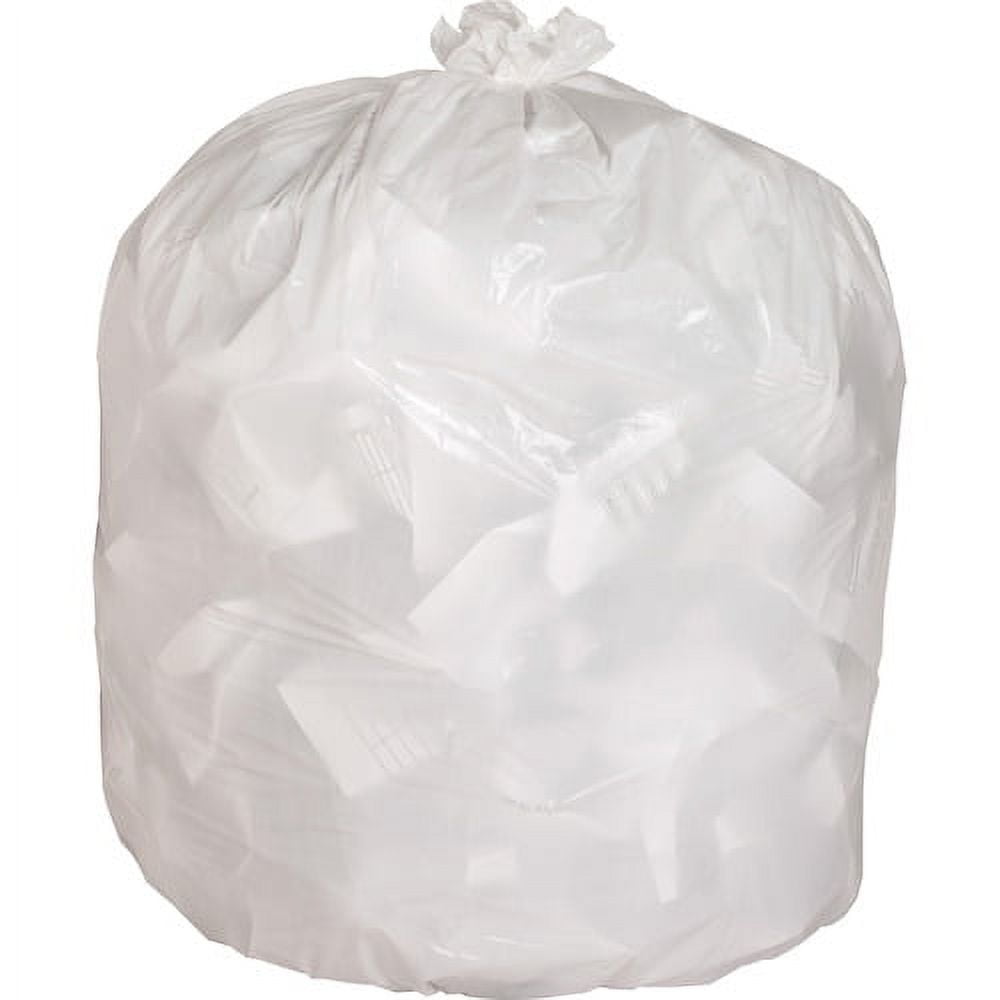 Home Smart 13 Gal. Tall Kitchen White Trash Bag (15-Count)