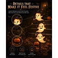 thumbnail image 6 of Solar Halloween Cat & Pumpkin Garden Light, Waterproof LED Moon Stake Decor, Outdoor Yard Light for Patio Lawn Pathway, 6 of 7