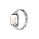 thumbnail image 1 of WorryFree Gadgets Correa delgada y brillante compatible con Apple Watch Band 38/40/4 mm, 42/44/45 mm iWatch Metal Strap Series 8 7 6 SE 5 4 3 2 1 para mujeres y niñas (38/40/41 mm, plateado), 1 of 3