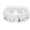 Pure white, variant on Stackable Beaded Bracelets for Women Boho Multi Layer Stretch Bracelets Natural Stone Bead Bracelet with Leaf Charm Jewelry for Women