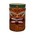 thumbnail image 5 of Large Tiki Statue, Outdoor Tiki Hawaii Side Table, Tiki Bar Decor, Tiki Table for Backyard Pool Indoor Bedroom Nightstand, Tiki Party Decor, 5 of 10