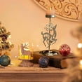 thumbnail image 2 of Candelabros de metal para velas votivas navideñas, adornos para mesas navideñas, candelabros con forma de copo de nieve, candelabros para el hogar, bodas, fiestas, decoración de mesas, 2 of 5