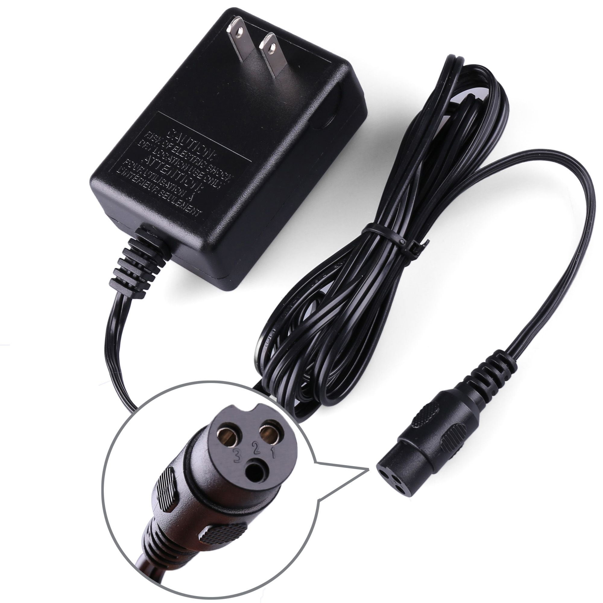 12V 1A Battery Charger For Razor Power Core E90  Electric Scooter UL Listed 71'' 