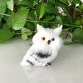 thumbnail image 3 of 4PCS Owl Furry Christmas Ornament Decoration Adornment Simulation Xmas Night Yule Decorate Christmastime Embellish Household Props Children Present, 3 of 5