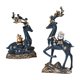 thumbnail image 3 of Figuras de estatuas de elk de 2 piezas Familia Fengshui Ornamentos Ornamentos Artewards año Nuevo Tablero de bodas Esculturas de ciervos de Azul, 3 of 8