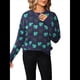 thumbnail image 3 of Suéter para Mujer, , con Estampado de Trébol Irlandés de la Suerte, para el Día de San Patricio Sudadera con Capucha Azul Profundo M, 3 of 10