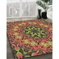 thumbnail image 3 of Ahgly Company Machine Washable Indoor Rectangle Transitional Saffron Red Area Rugs, 2' x 3', 3 of 7