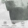 thumbnail image 5 of Yayeee 2 Pack Hand Towels for Bathroom 100% Cotton 16" x 28" Soft Absorbent Kitchen Towel, Foggy Forest, 5 of 7