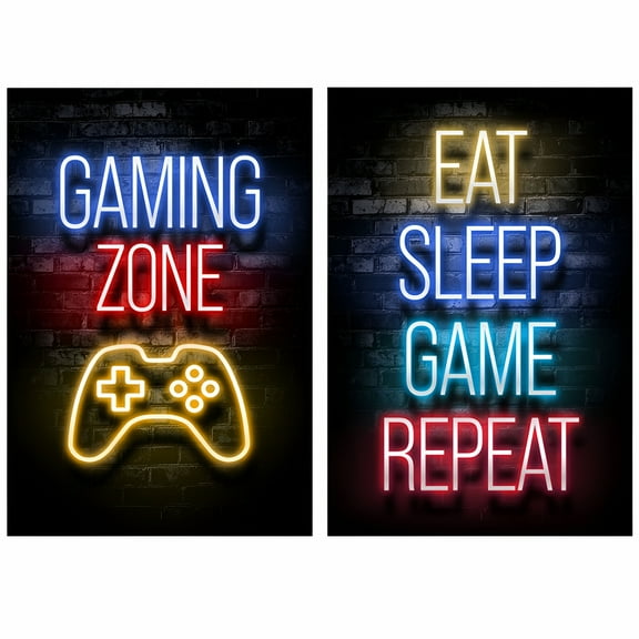 HIBIBUD Neon Gaming Room Decor 16"