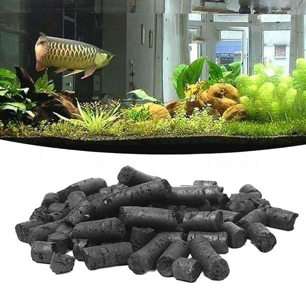 Aquarium Fish Tank Activated Carbon Charcoal Purify Water Quality Filter  Media Removes Impurities Odours Pellet