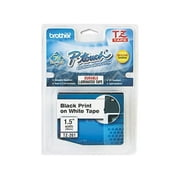 Brother TZE261 P-touch Laminated Tape, 36mm (1.4") Black on White tape for P-Touch, 8m (26.2 ft)