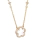 thumbnail image 1 of Collar con dije de trebol Madreperla chapa de oro 18k ZVEZDA 45 cms con extension de 5 cms, 1 of 5