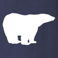 thumbnail image 3 of CafePress - Polar Bear Silhouette Long Sleeve T Shirt - Long Sleeve Dark T-Shirt, 3 of 4