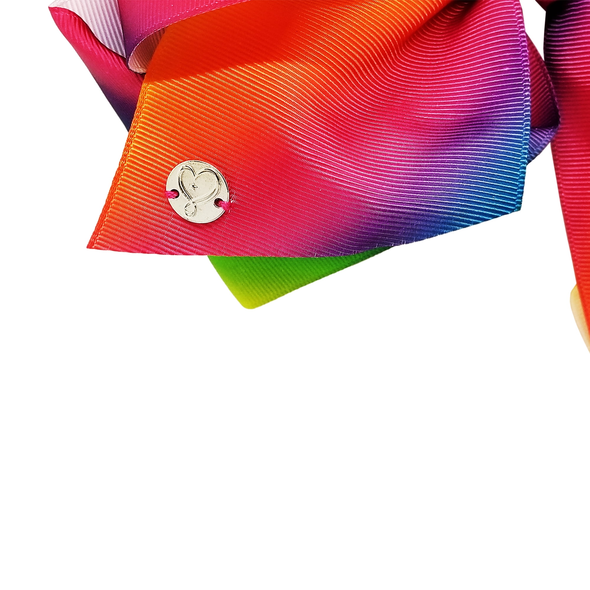 Large Cheer Hair Bow (Rainbow)