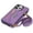 Purple, variant on Jiahe Cover Case for iPhone 14 Pro 6.1-inch,Magnetic Wallet Removable Adjustable Shoulder Strap Crossbody Flip Leather Back Zipper Purse Case with Card Slot Holder Stand Cover,Black