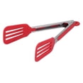 thumbnail image 4 of Pinzas De Cocina, Pinzas De Acero Inoxidable, Pinzas De Acero Con Cabeza De Silicona, Pinzas De Espátula Para Ensalada De Pasta De Carne De Barbacoa De 9 12 Pulgadas Para Cocinar, 4 of 7
