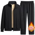 thumbnail image 5 of Conjunto deportivo de invierno para correr 2024, ropa deportiva para mantenerse abrigado, conjunto deportivo para hombre, traje de terciopelo, chándal grueso y cálido para hombre, 5 of 5