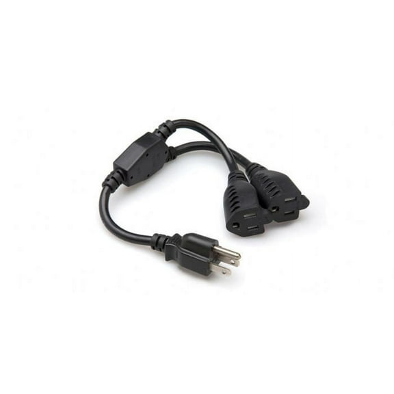 Hosa YAC406 Power Y Cable Nema 5-15p - Iec C13