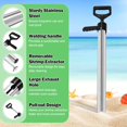 thumbnail image 4 of SunniMix Pump Beach Artifact Multipurpose Fishing Equipment Pump 72cm, 4 of 7